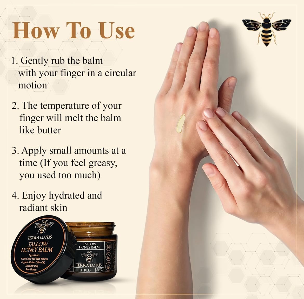 Renewal Radiance Raw Honey Cream